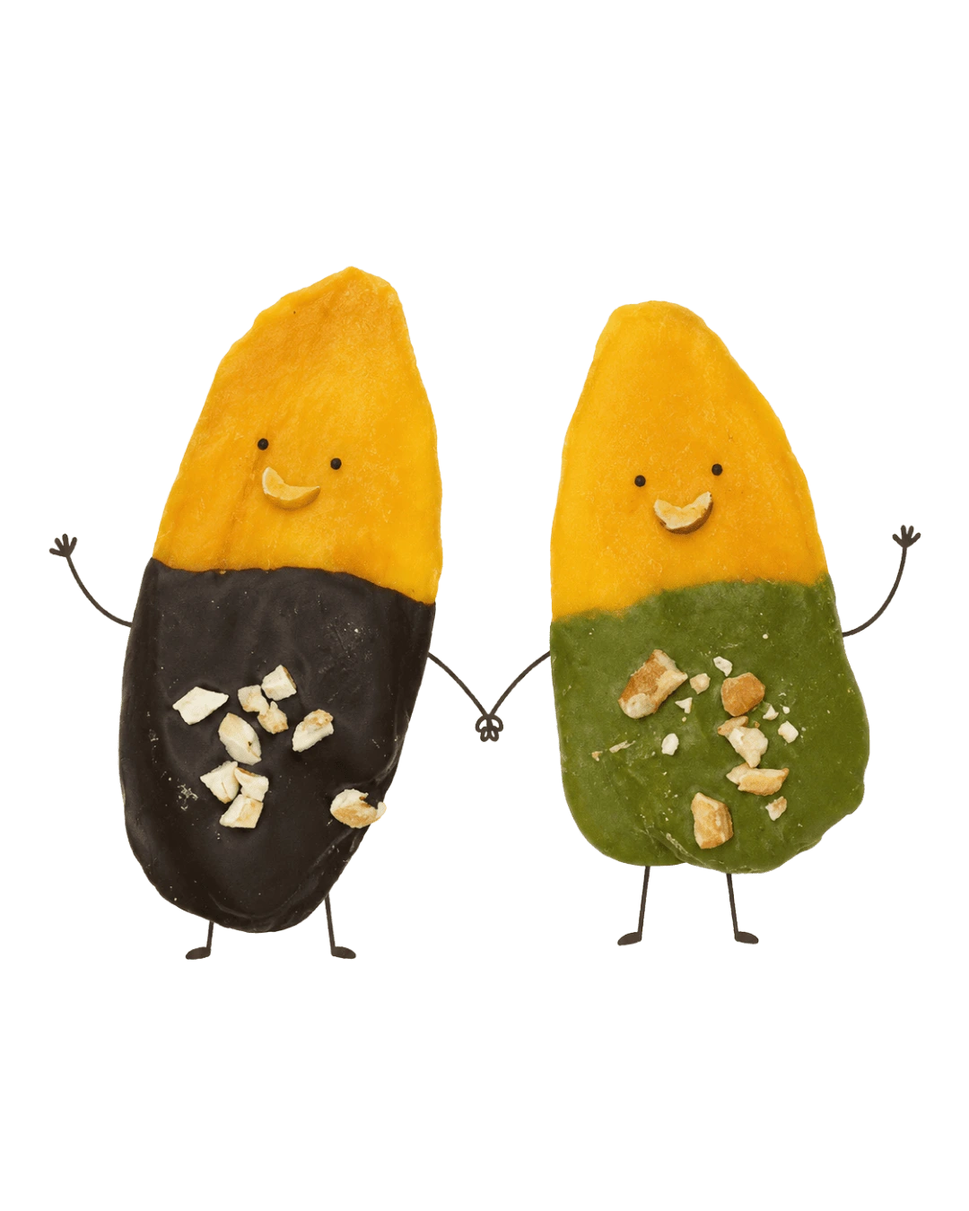 Mango Jumbo Filipinka w polewie z prażonymi migdałami