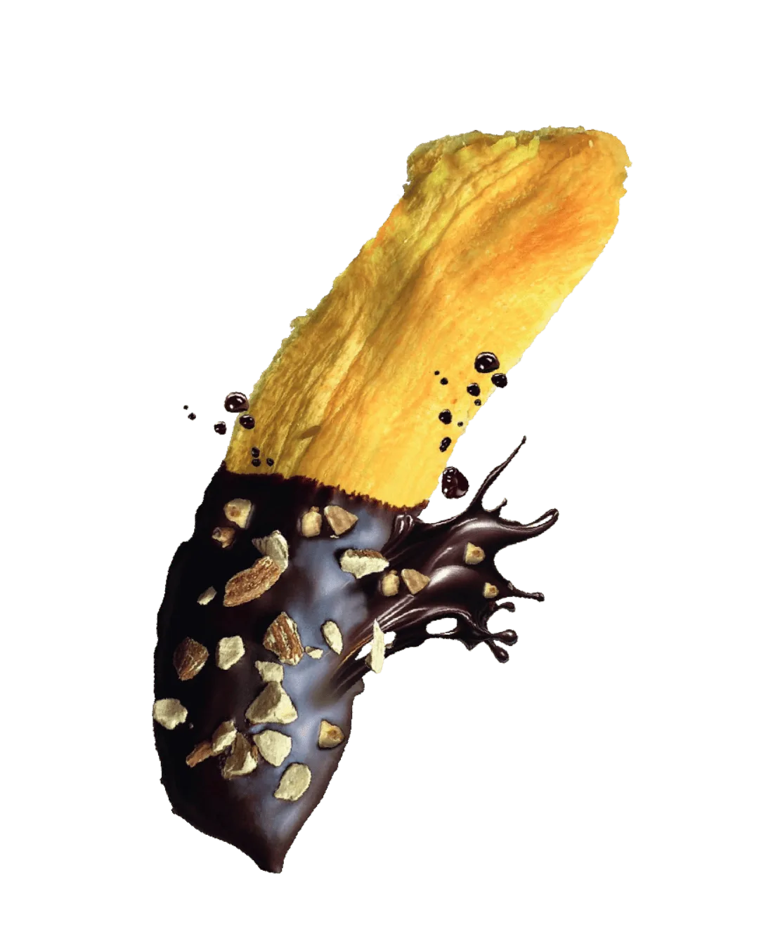 Mango Jumbo Filipinka w polewie z prażonymi migdałami