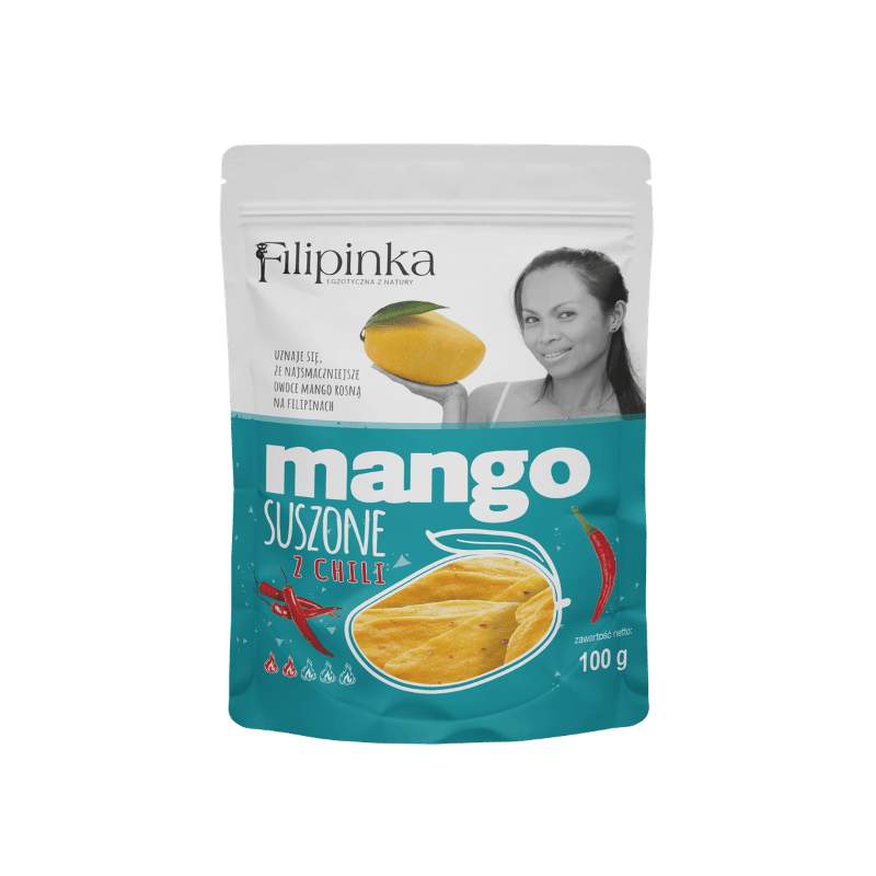 Filipinka suszone mango z chilli 100g