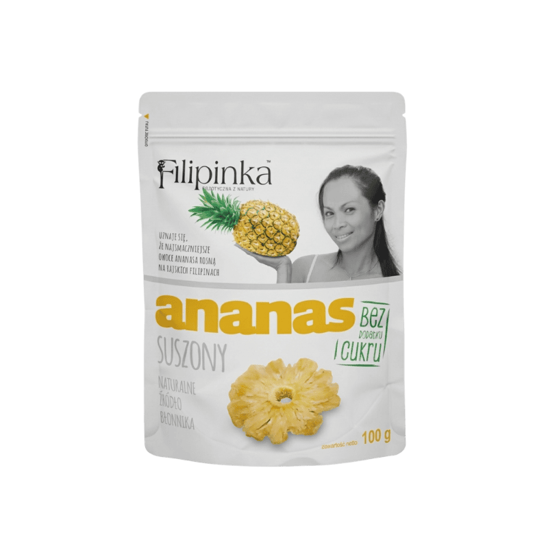 Filipinka suszony ananas bez cukru 100g